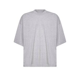 Studio Nicholson Men Grey Cotton Jersey Piu T-Shirt